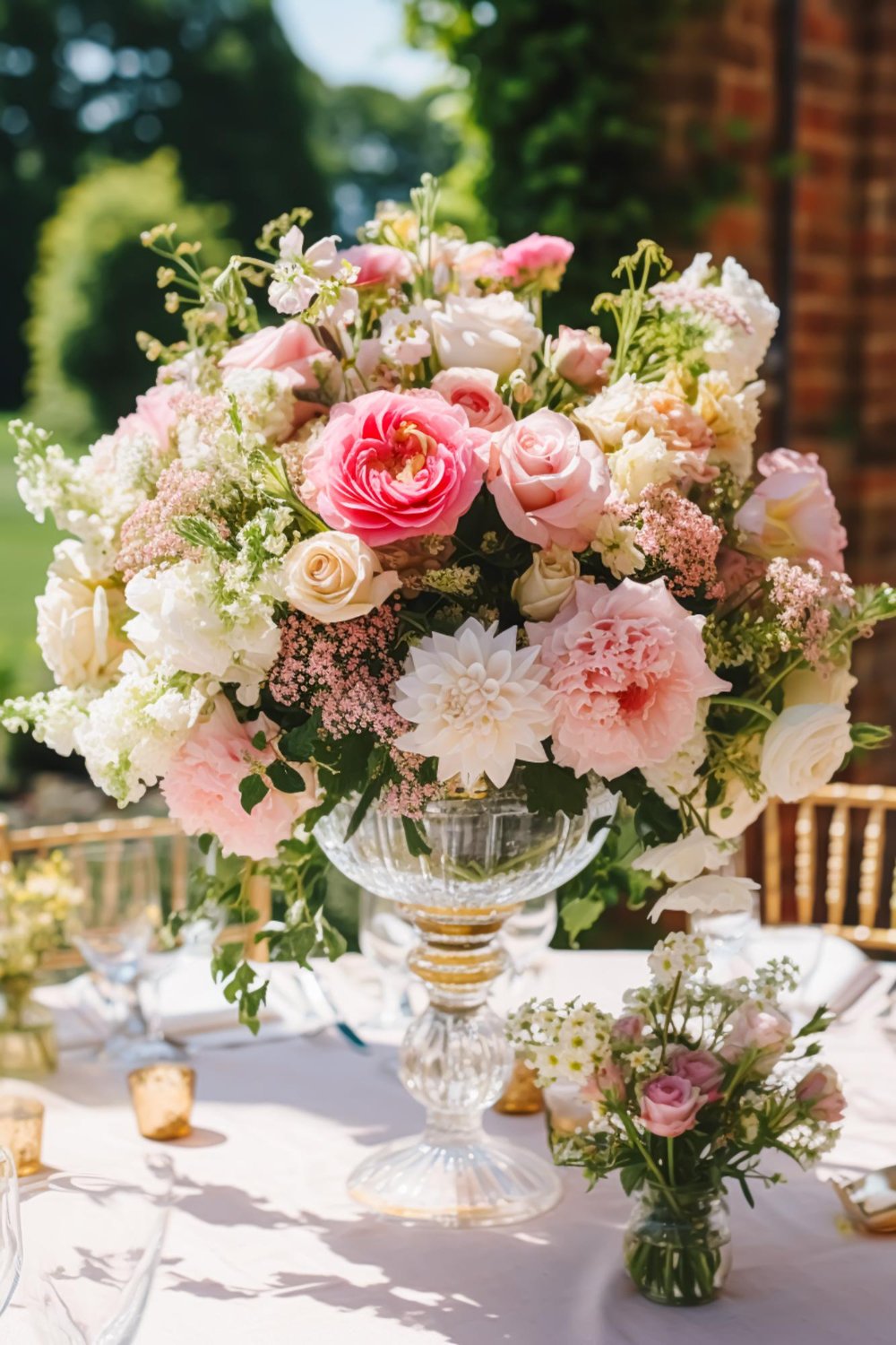  floral decor beautiful luxurious pink flowers decoration