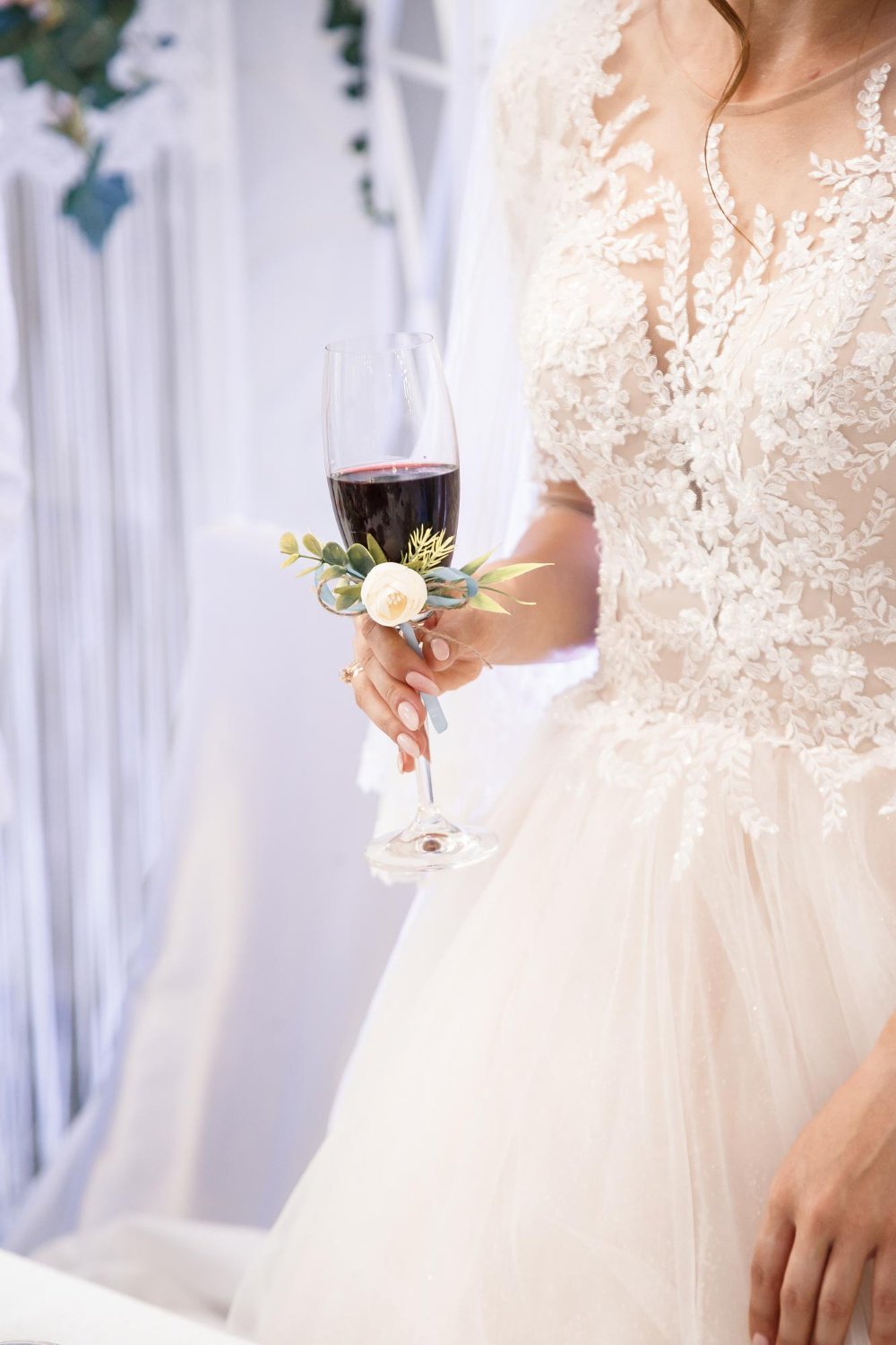 beautiful young girl bride on a wedding day