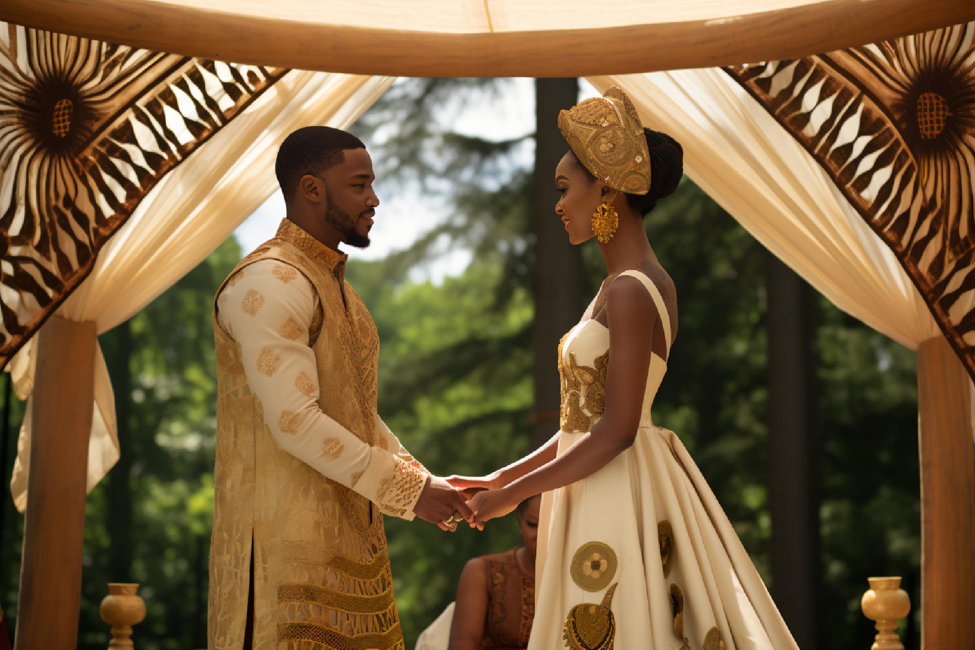 Was trägt man zu einer afrikanischen Hochzeit?