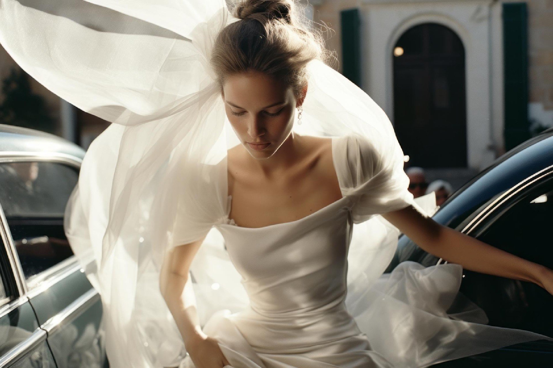 Was trägt man über einem ärmellosen Kleid zu einer Hochzeit?