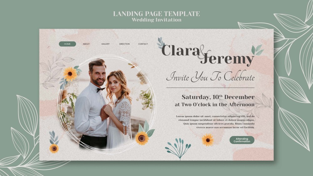 What to put on wedding website ?