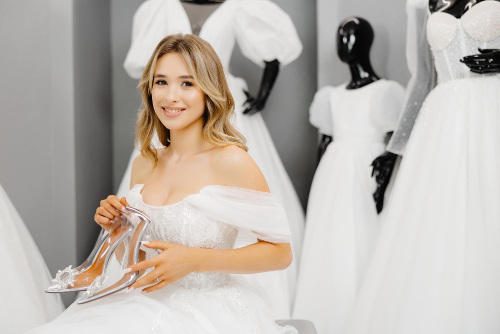 How to make wedding dress shopping special for the bride ?