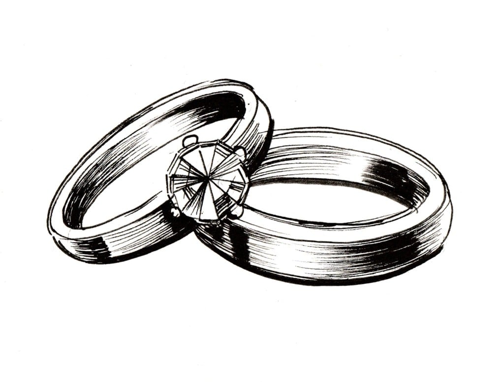 Indossi l'anello di fidanzamento il giorno del matrimonio?