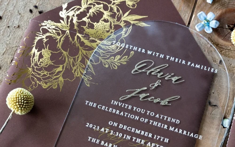 Explore the Exquisite Range of Wedding Invitations at CardsWith.Love