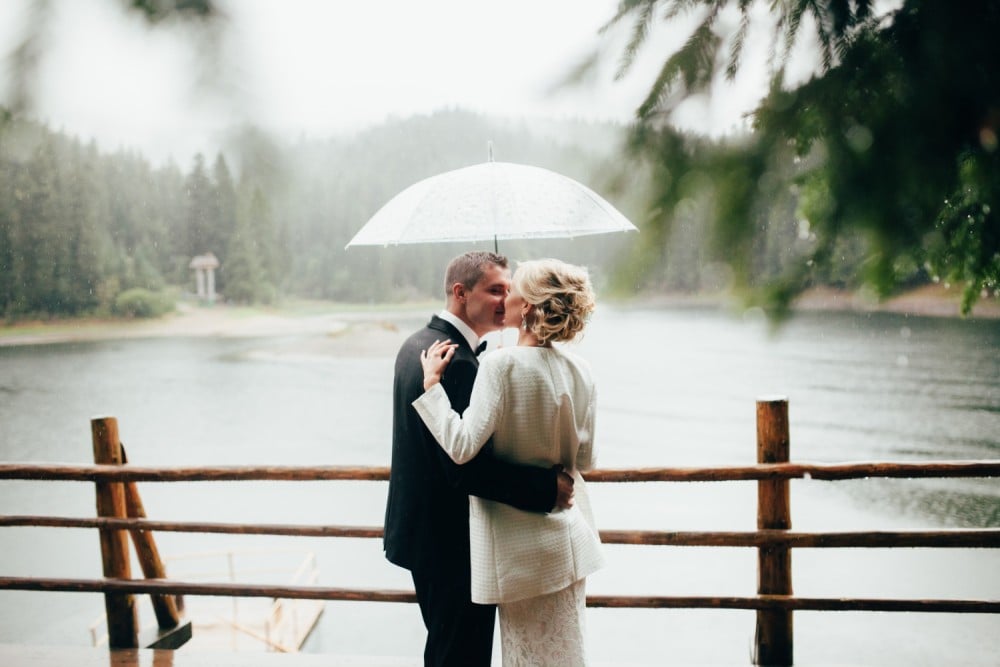 What to do if it rains on your wedding day ?