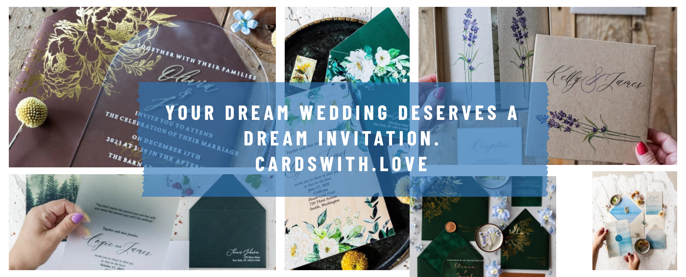 Wedding Invitations from CardsWith.Love