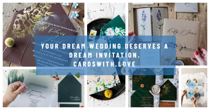 Wedding Invitations from CardsWith.Love