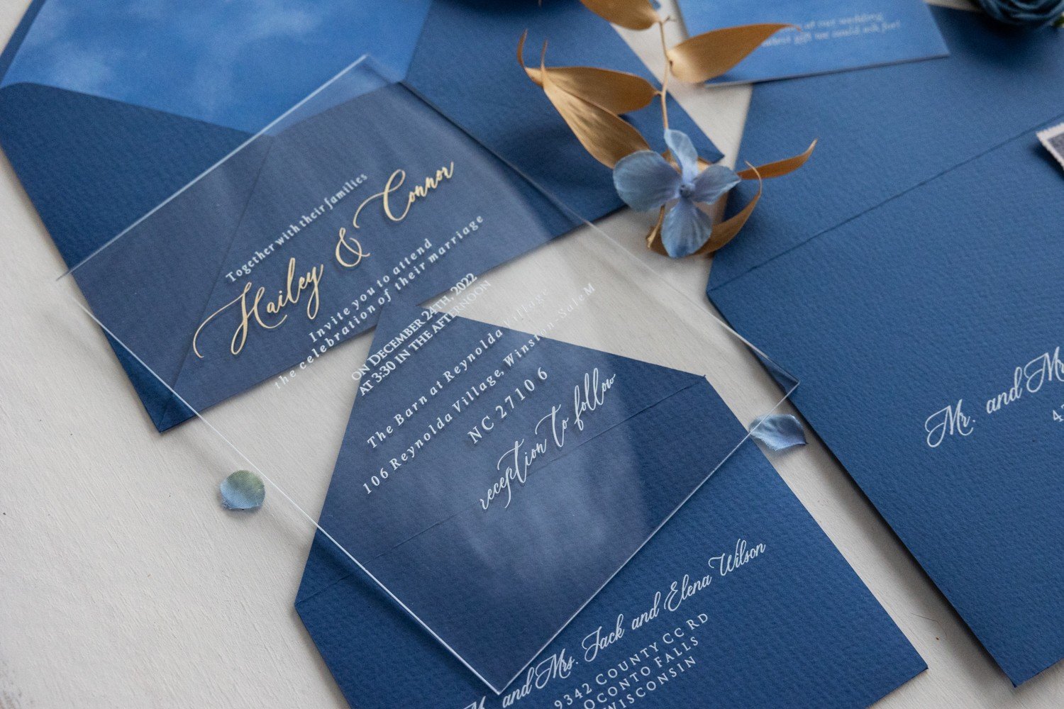 Customization Meets Elegance: A Look into Our Acrylic Wedding Invitations Collection